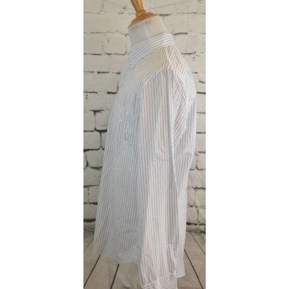 J.Crew Men's Button Down Long Sleeve Striped Long Sleeve Dress Shirt Size Large - Picture 7 of 11